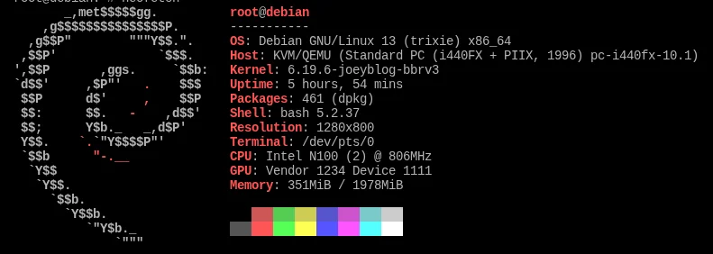 neofetch-debian